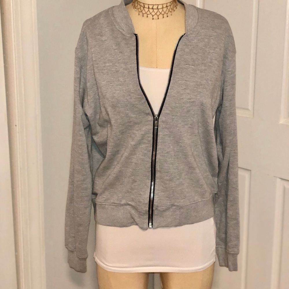 Missguided Comfy Zip Up Sweatshirt